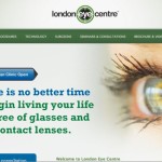 London Eye Centre homepage screengrab